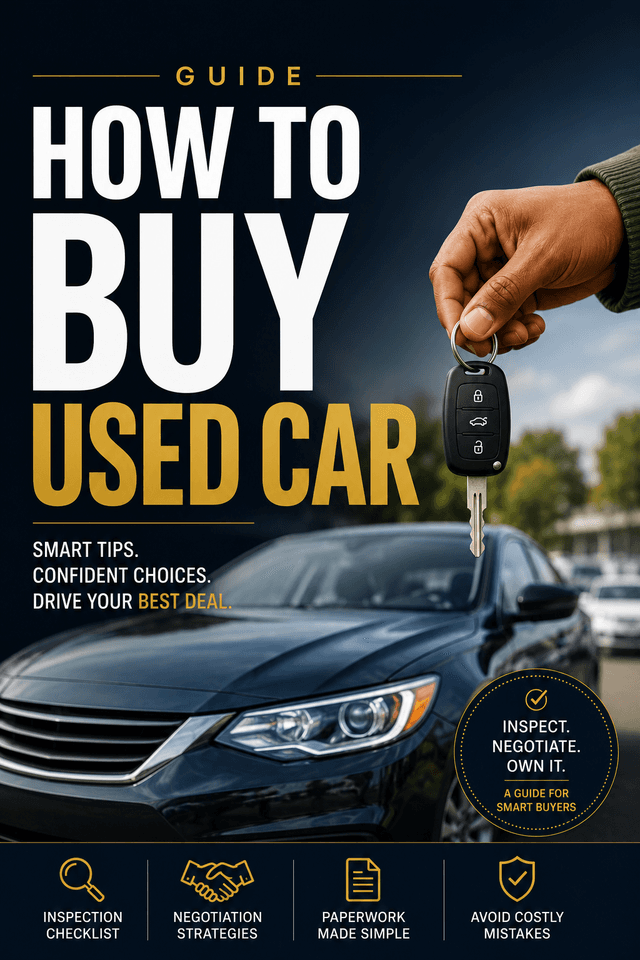 Used Car Buying Guide — 2025–2026 Edition cover